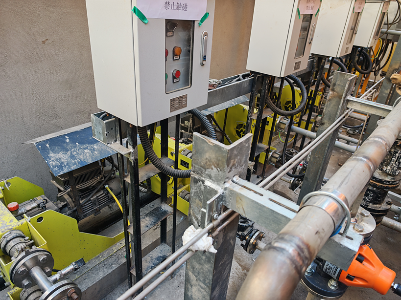 某电厂石灰乳输送软管泵顺利发货